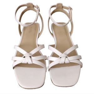 Michael Kors Women's Brinkley Ankle Strap Sandals Cream US 8.5